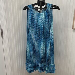 Blue Sleeveless Dress